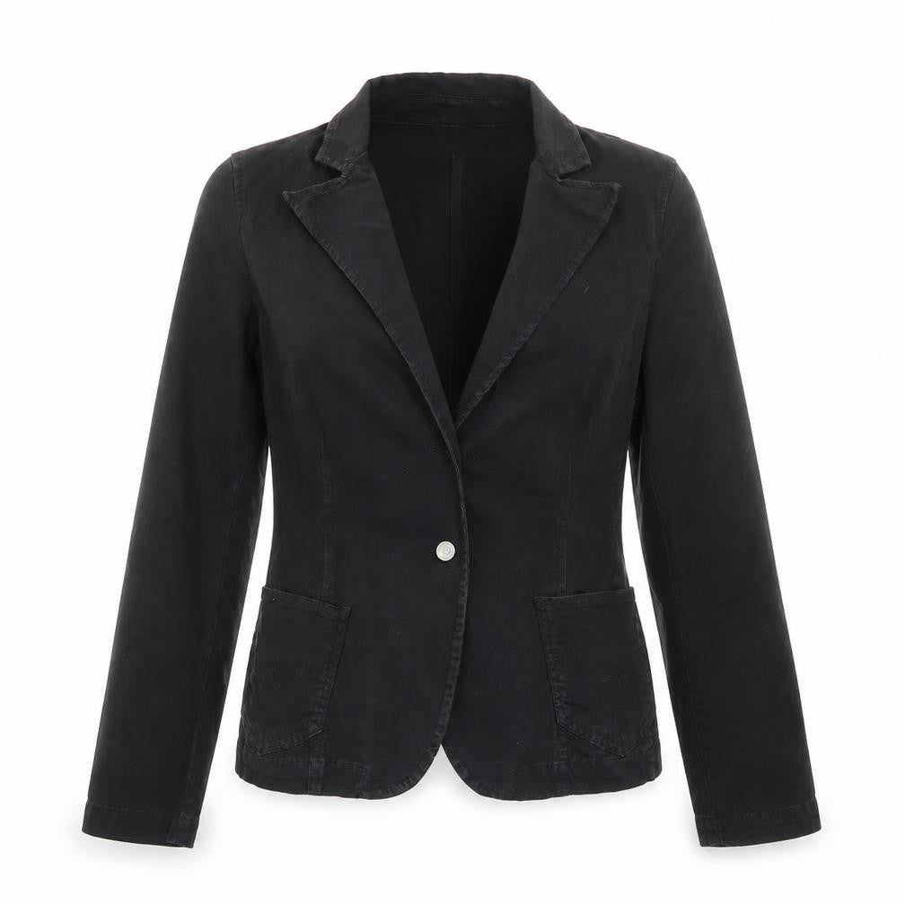 Sand White Womens Black   Jacket Coat Size L