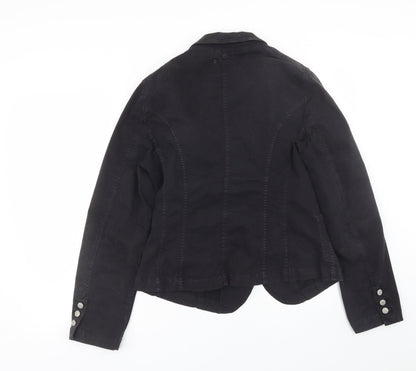 Sand White Womens Black   Jacket Coat Size L