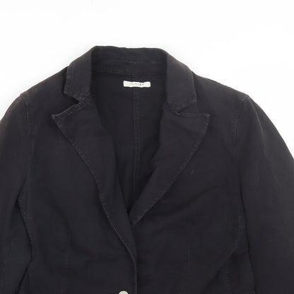 Sand White Womens Black   Jacket Coat Size L