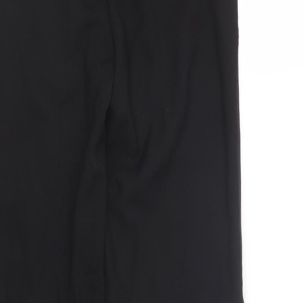 Preworn Womens Black   Trousers  Size 12 L31 in