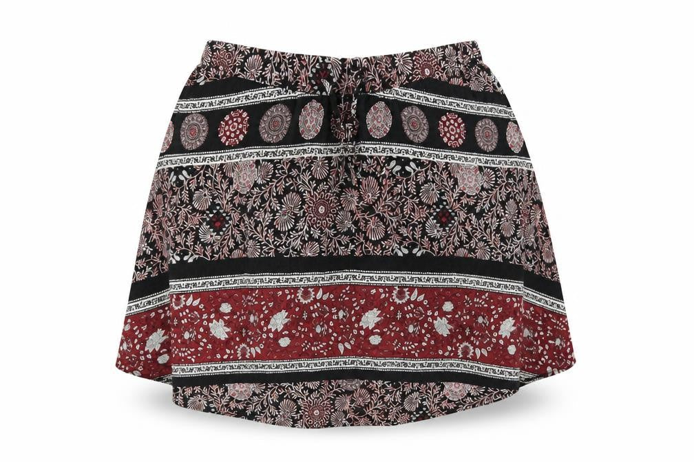 H&M Womens Multicoloured Geometric  Mini Skirt Size S