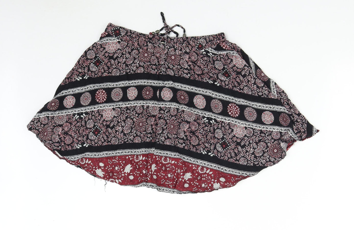 H&M Womens Multicoloured Geometric  Mini Skirt Size S
