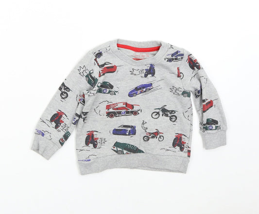 F&F Baby Grey   Pullover Jumper Size 12-18 Months  - Motors