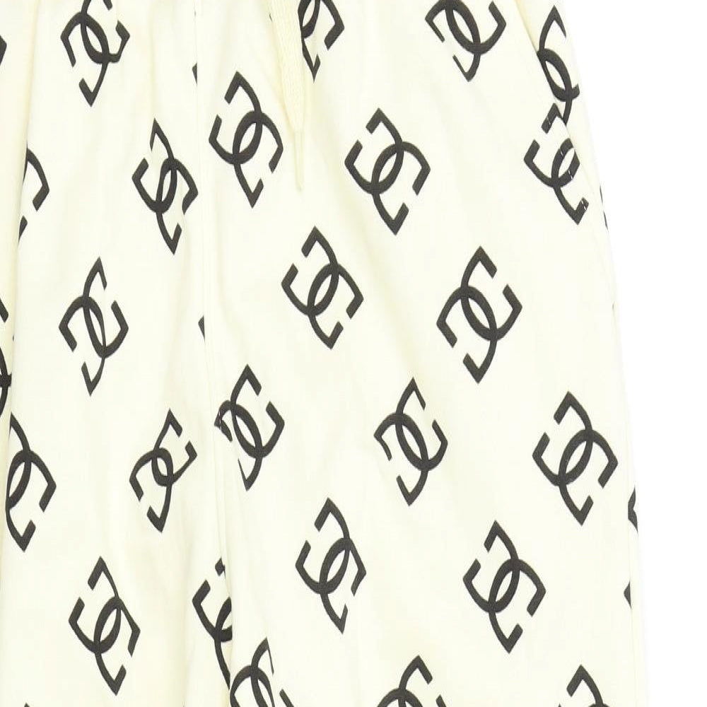 Missy Empire Womens Beige   Sweatpants Trousers Size 12 L28 in