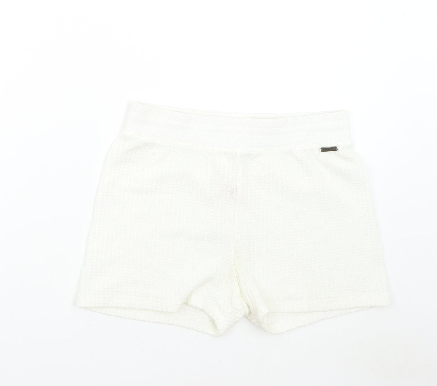 Boux Collection Womens Ivory   Sweat Shorts Size 12