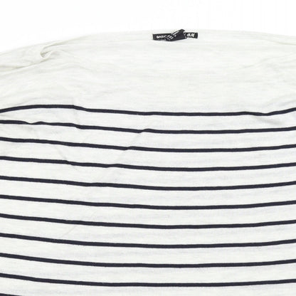 H&M Womens Multicoloured Striped Knit Pullover Jumper Size M