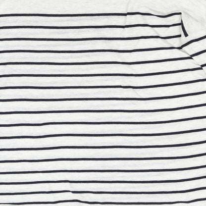 H&M Womens Multicoloured Striped Knit Pullover Jumper Size M