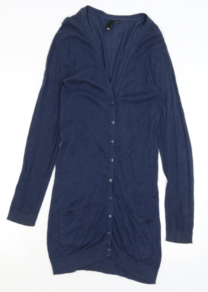 Divided Womens Blue   Cardigan Jumper Size 6