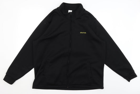 Alexandra Mens Black   Full Zip Jumper Size XL