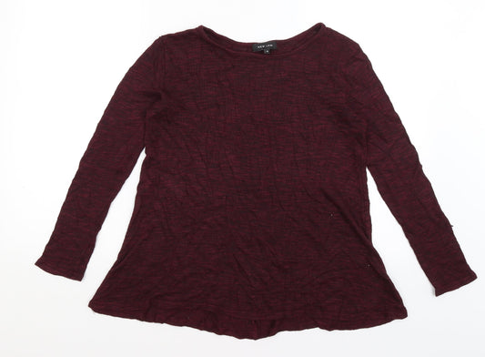 New Look Womens Red   Pullover Jumper Size 10