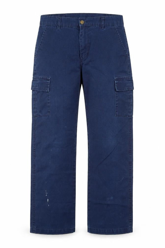 Uneek Womens Blue   Trousers  Size 8 L28.5 in