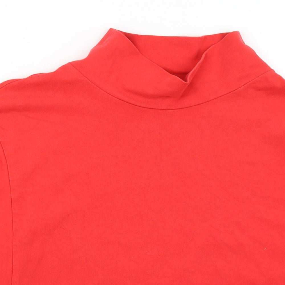 M&S Womens Red   Pullover Jumper Size 16
