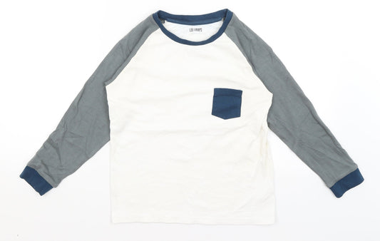 Lollidays Boys White   Basic T-Shirt Size 11-12 Years