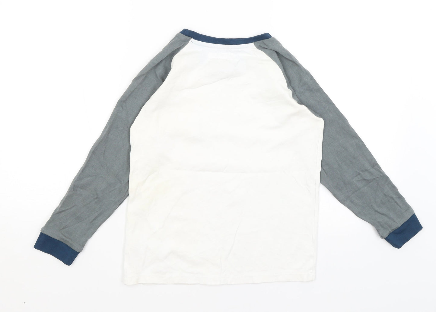 Lollidays Boys White   Basic T-Shirt Size 11-12 Years