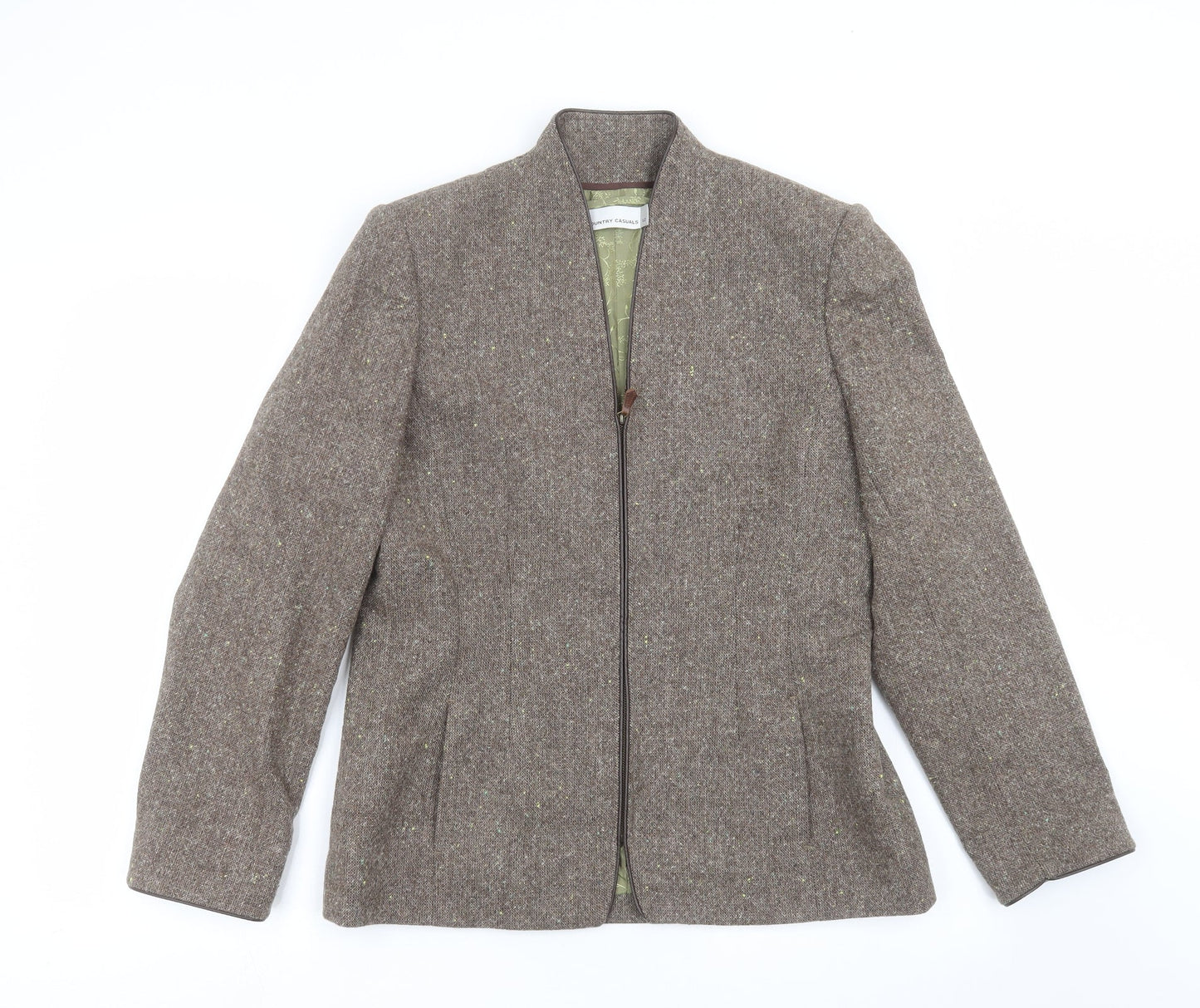 Country Casuals Womens Beige   Jacket  Size 12