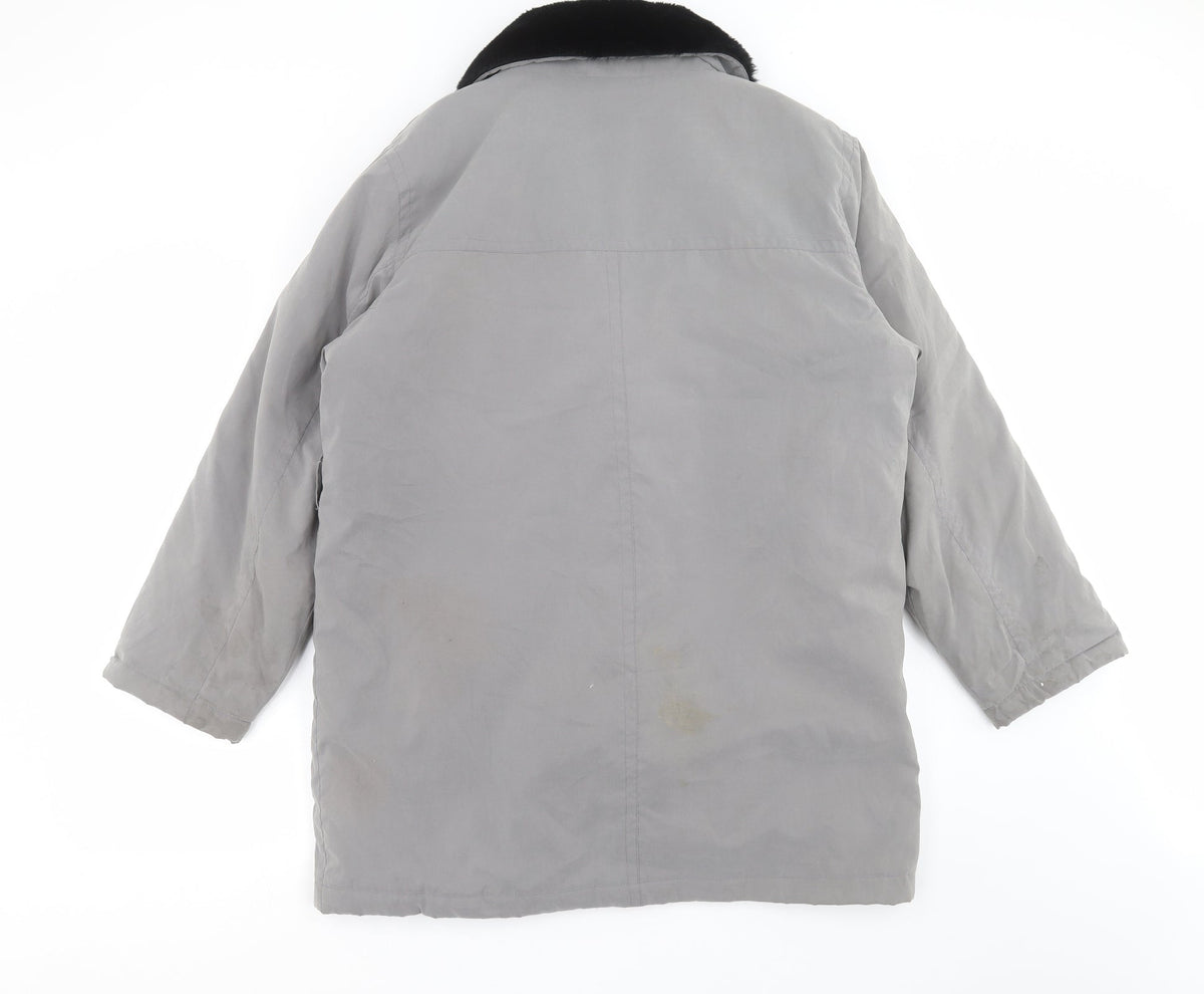 Effect Womens Grey   Jacket Coat Size 12