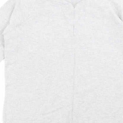 Preloved NEXT Womens Grey  Knit Pullover Jumper Size 10 - Label