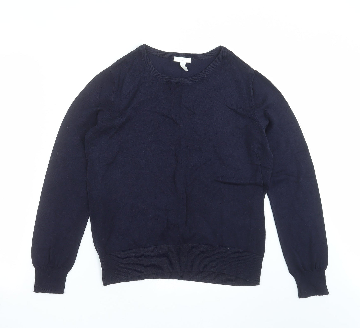 H&M Womens Blue  Knit Pullover Jumper Size M