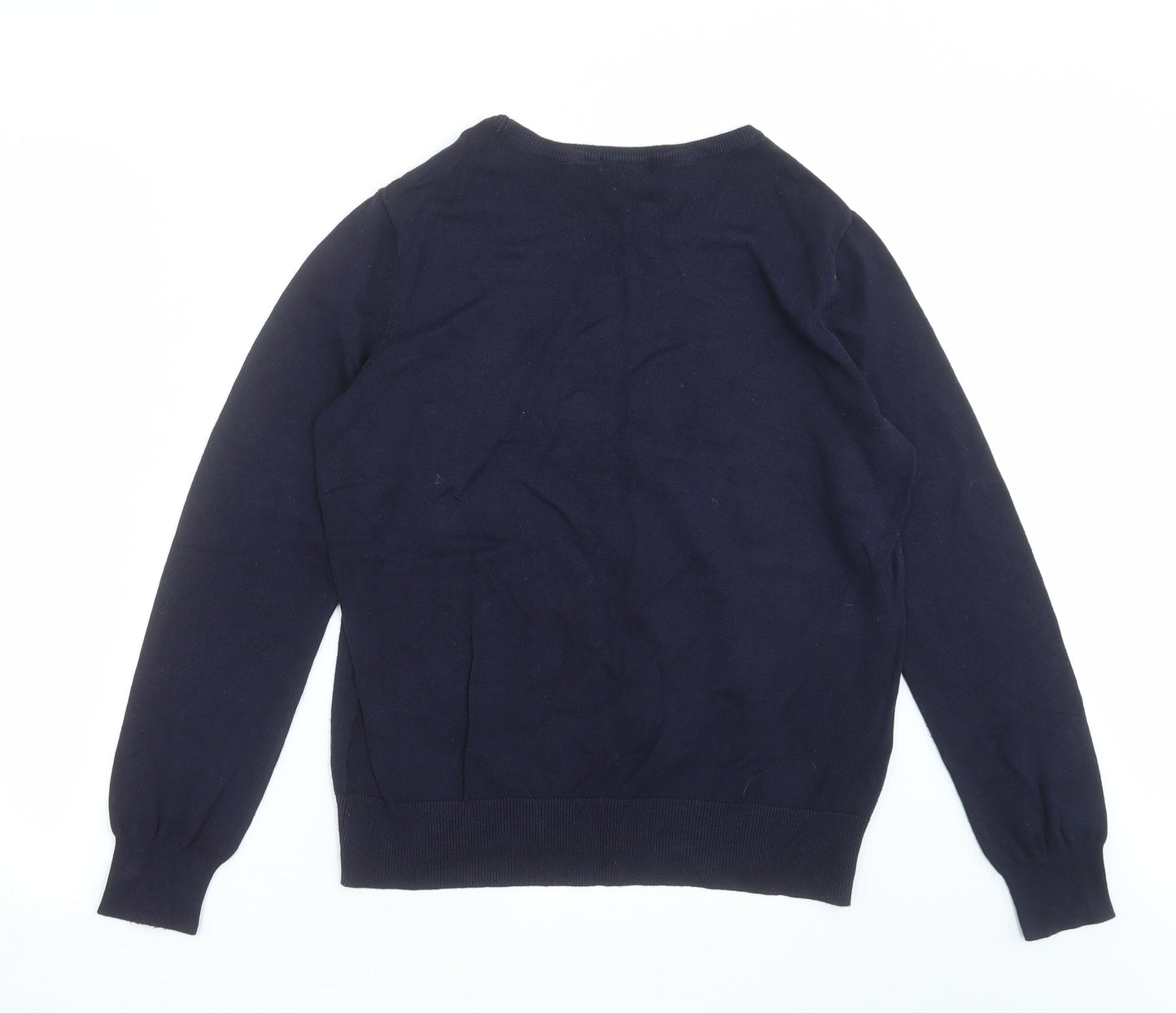 H&M Womens Blue  Knit Pullover Jumper Size M