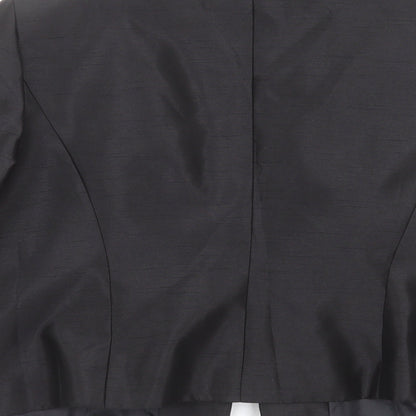 browns & co Womens Black   Jacket Suit Jacket Size 22