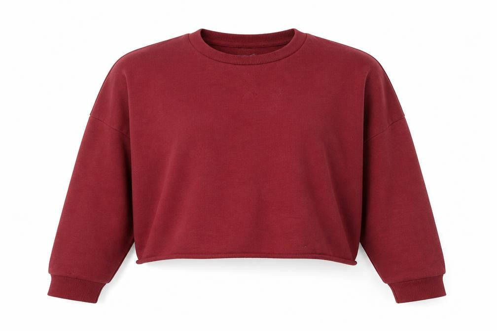 Primark Womens Red   Pullover Sweatshirt Size M  - cropped