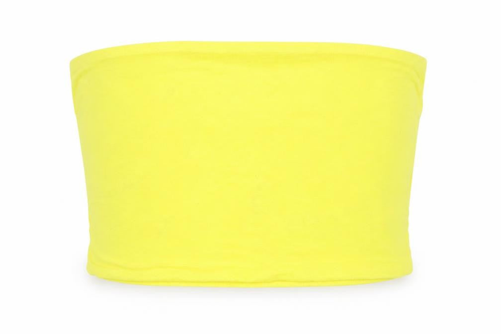 Topshop Womens Yellow   Basic Tank Size 8