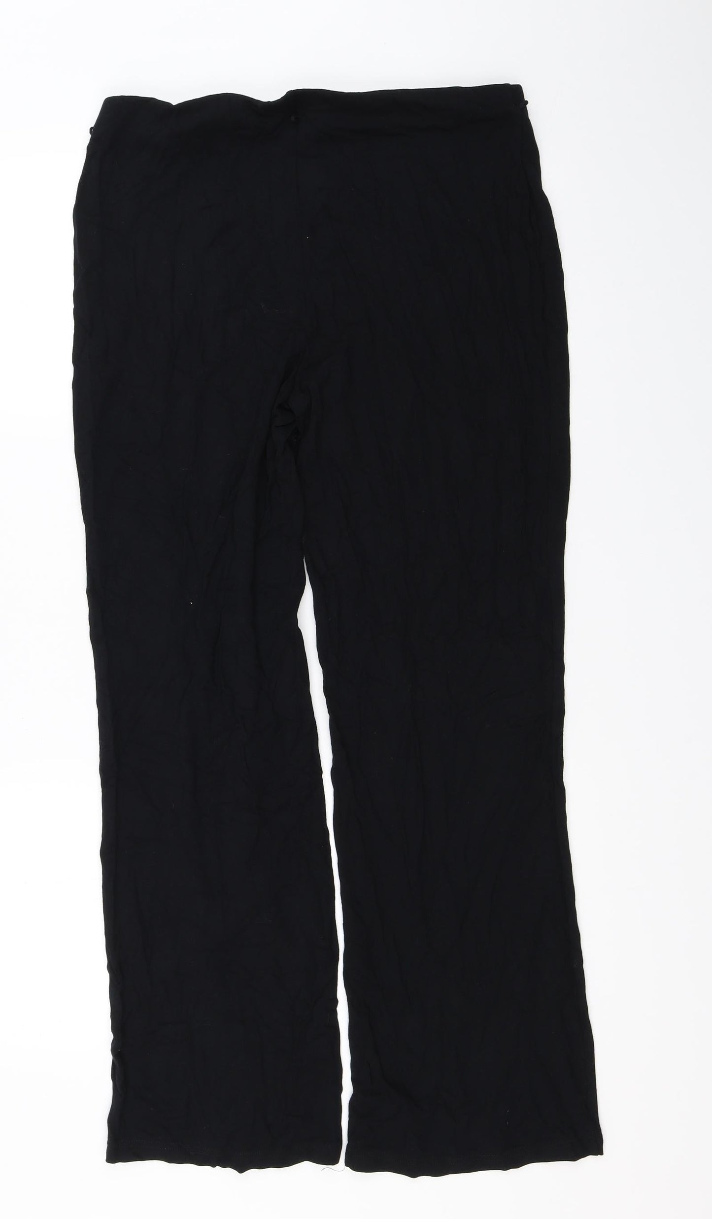 Marks and Spencer Womens Black   Trousers  Size 16 L28 in