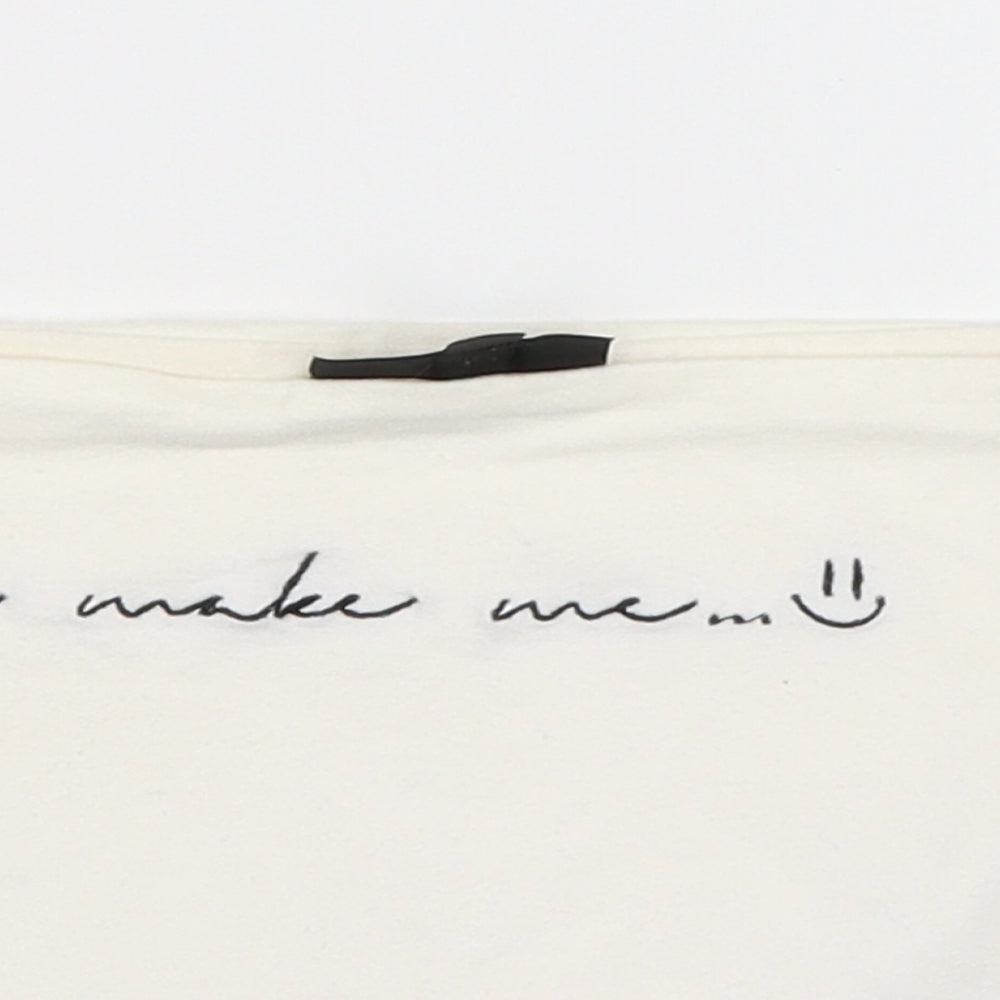 Topshop Womens White   Basic Tank Size 8