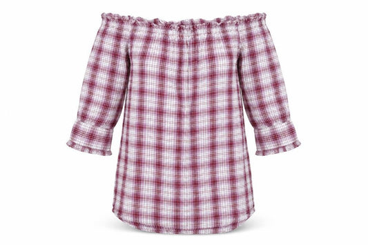 New Look Womens Red Check  Mini  Size 10