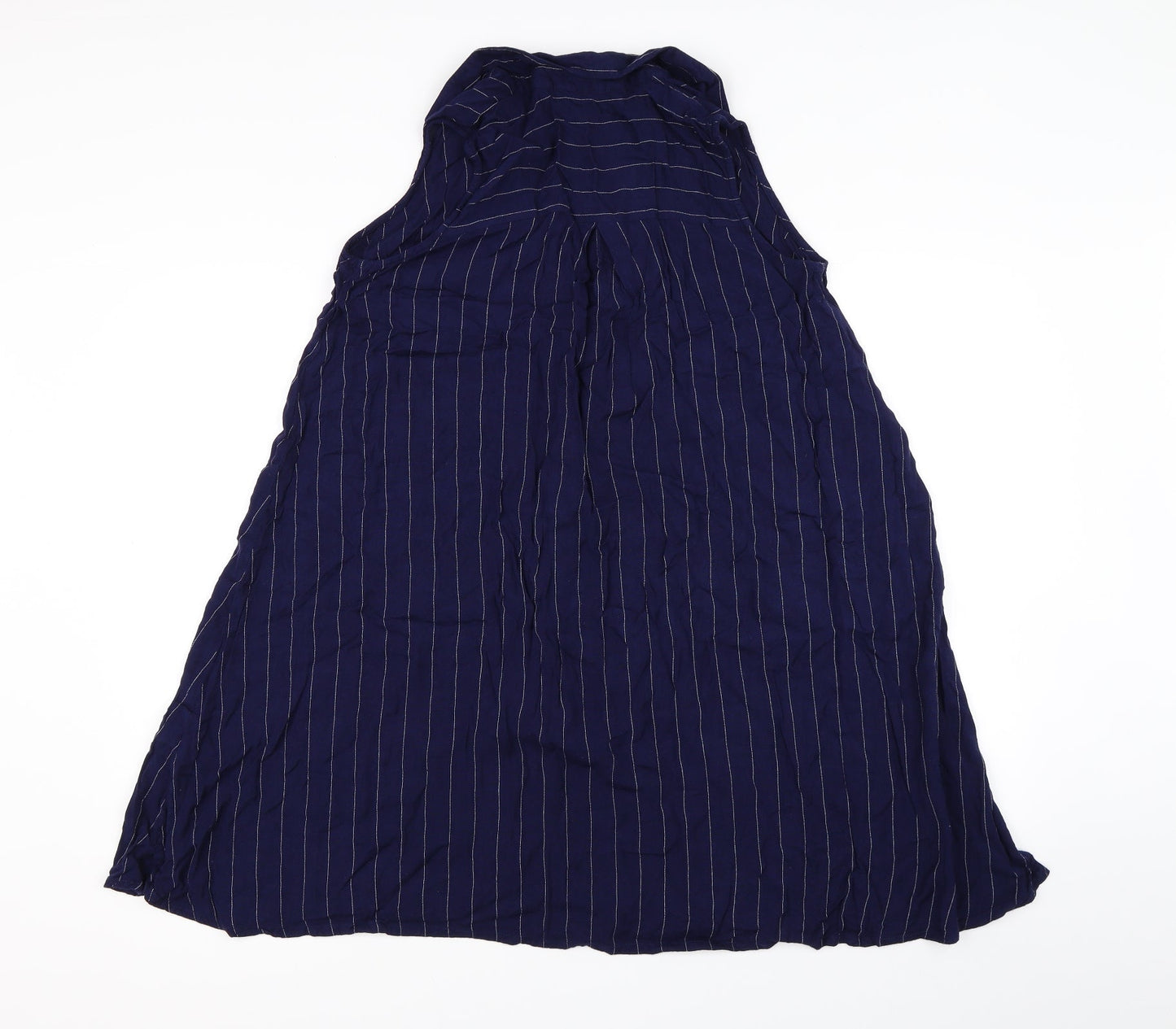 Atmosphere Womens Blue Houndstooth  Shirt Dress  Size 10