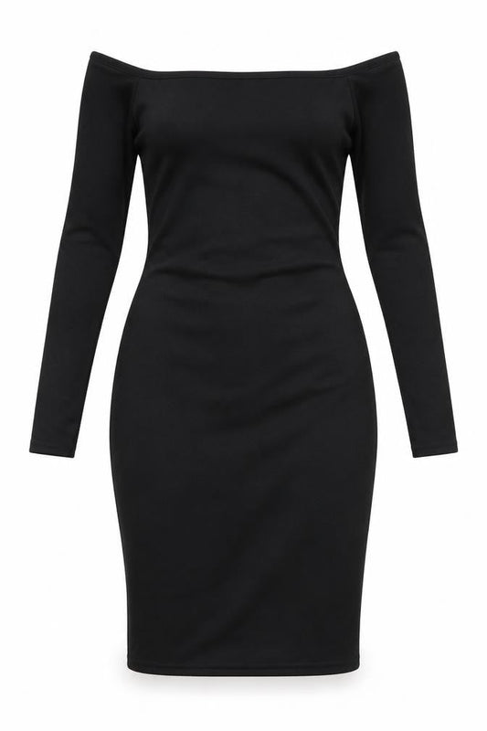PRETTYLITTLETHING Womens Black   Bodycon  Size 8