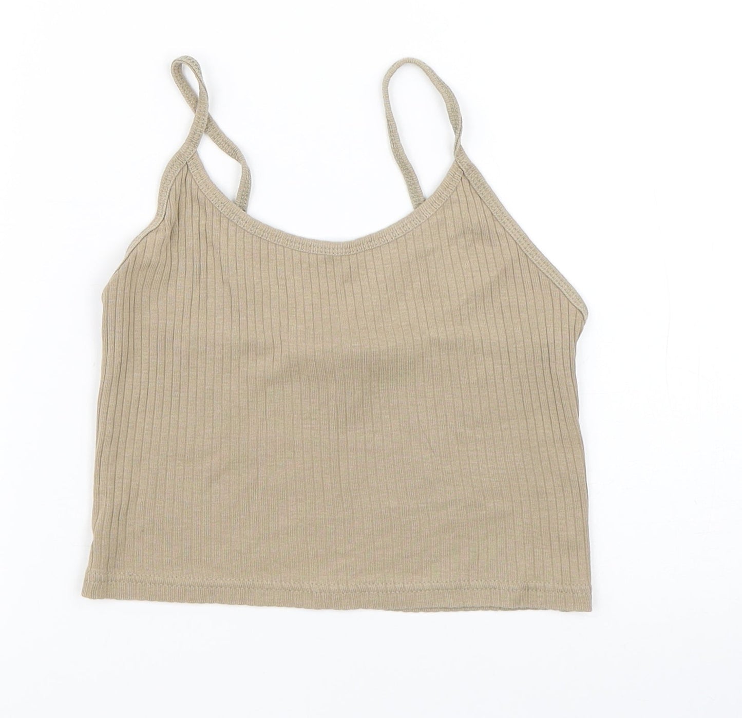 Topshop Womens Brown   Basic Tank Size 6