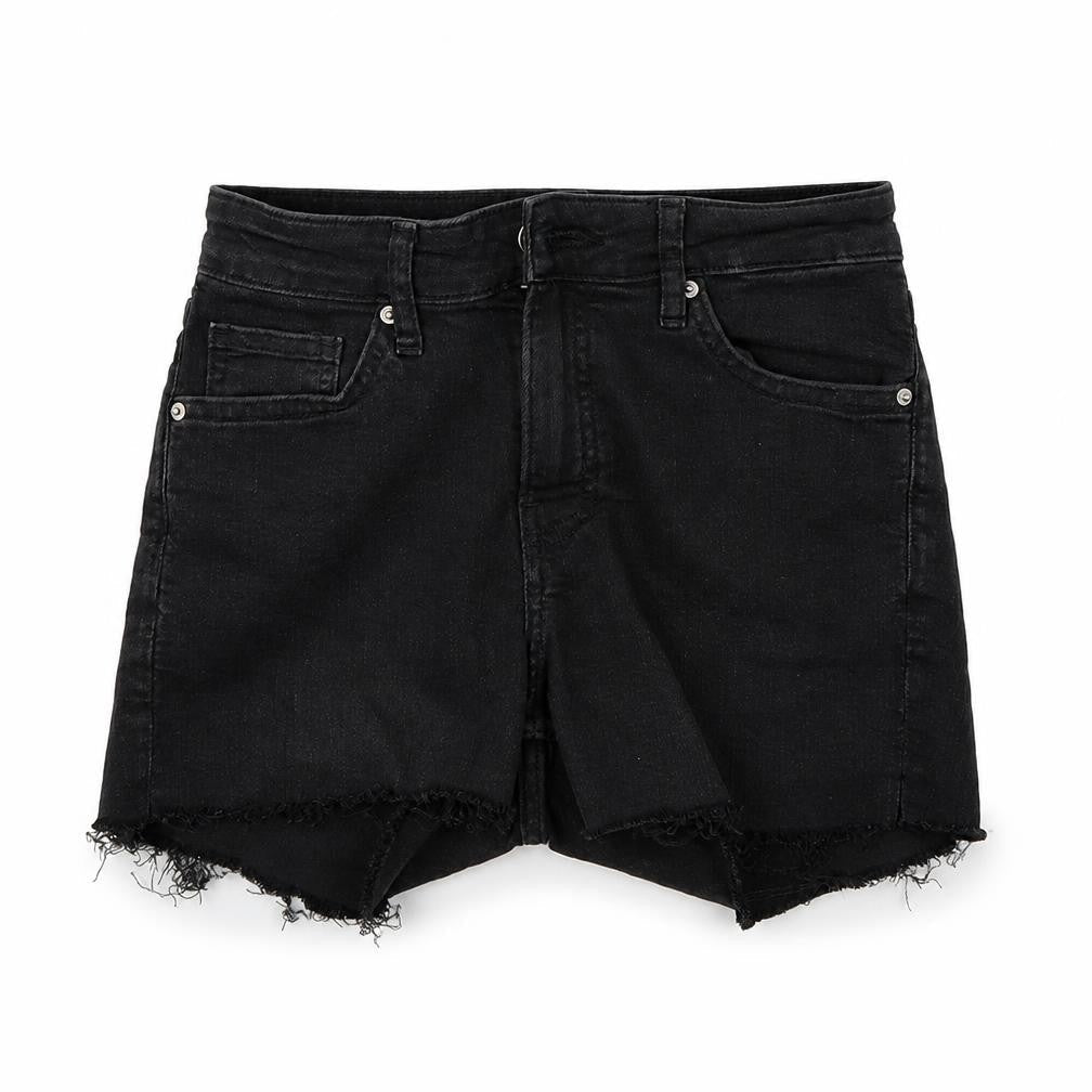 H&M Womens Black   Hot Pants Shorts Size 6