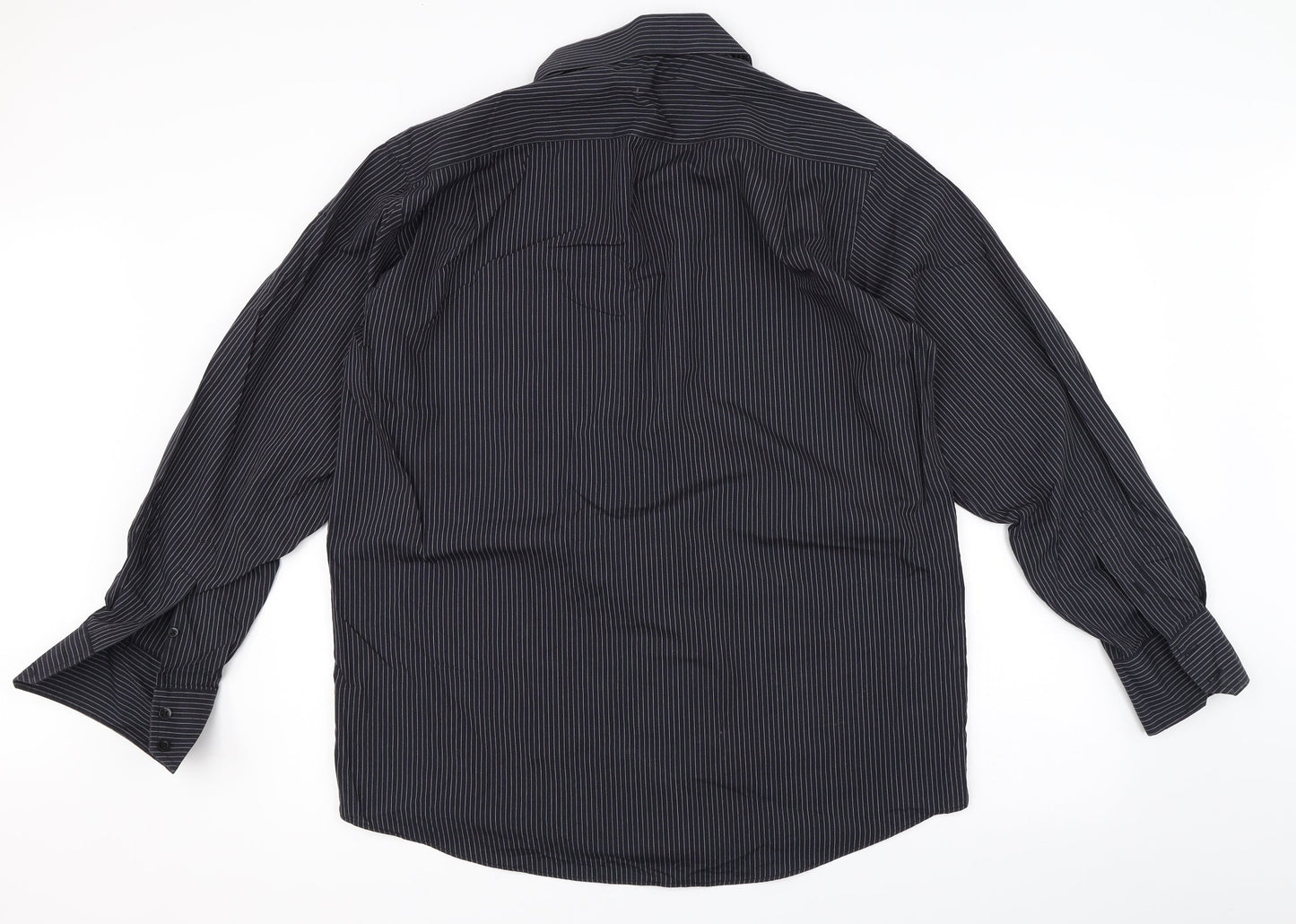 Cedar Wood State Mens Black    Button-Up Size 16