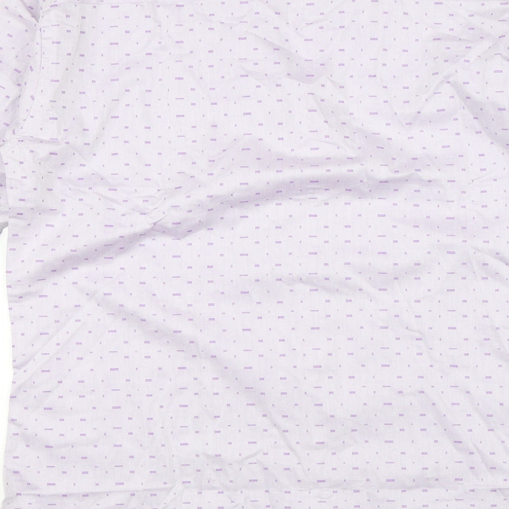 7sq Mens Purple    Button-Up Size XL