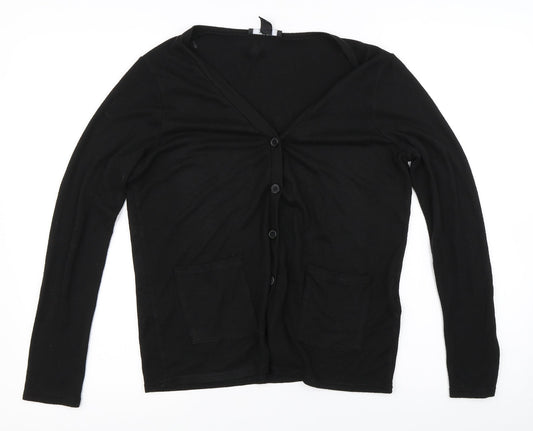 New Look Girls Black   Cardigan Jumper Size 12 Years