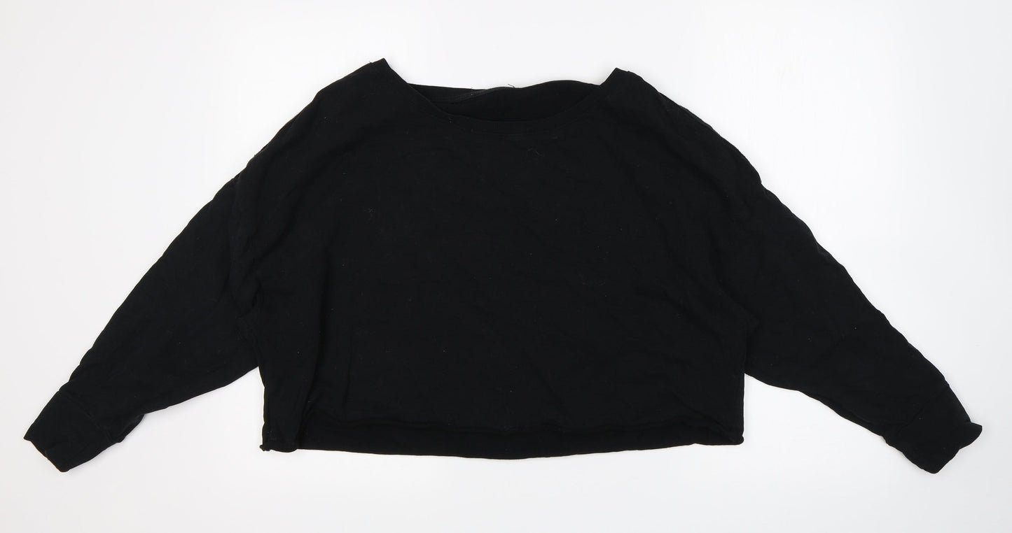 Atmosphere Womens Black   Pullover Sweatshirt Size 12