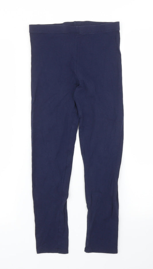 George Girls Blue   Carrot Trousers Size 9 Months