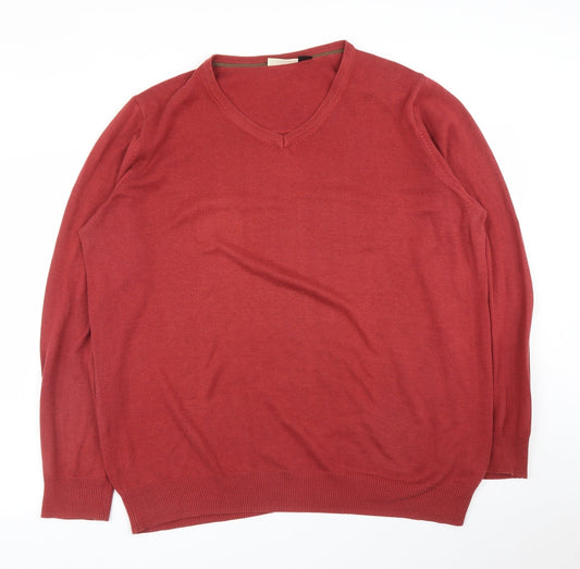 Nobel League Mens Red   Pullover Jumper Size 2XL
