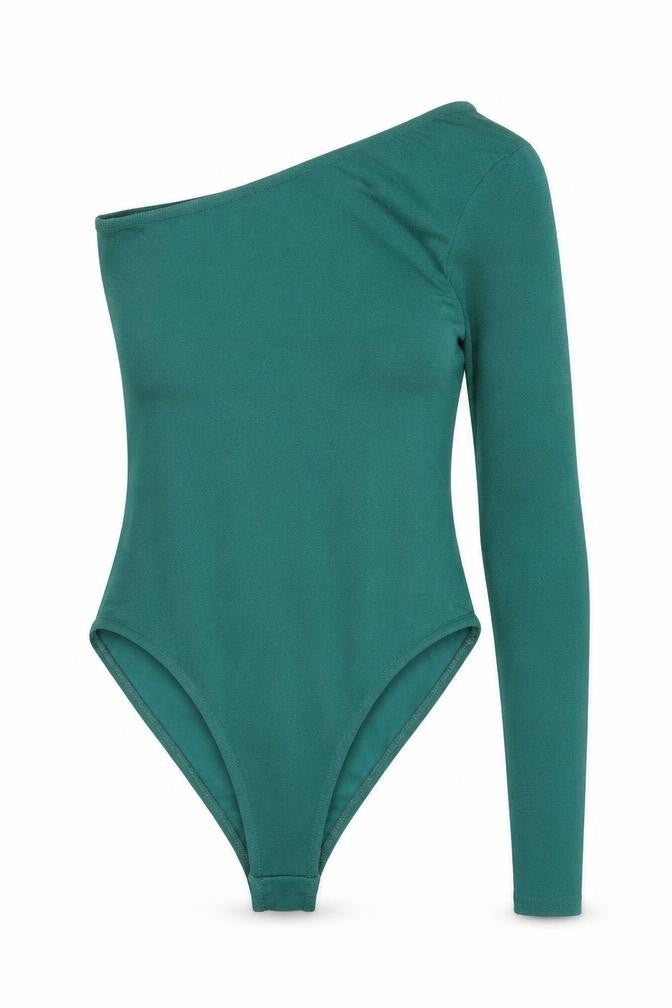 PRETTYLITTLETHING Womens Green   Leotard One-Piece Size 4