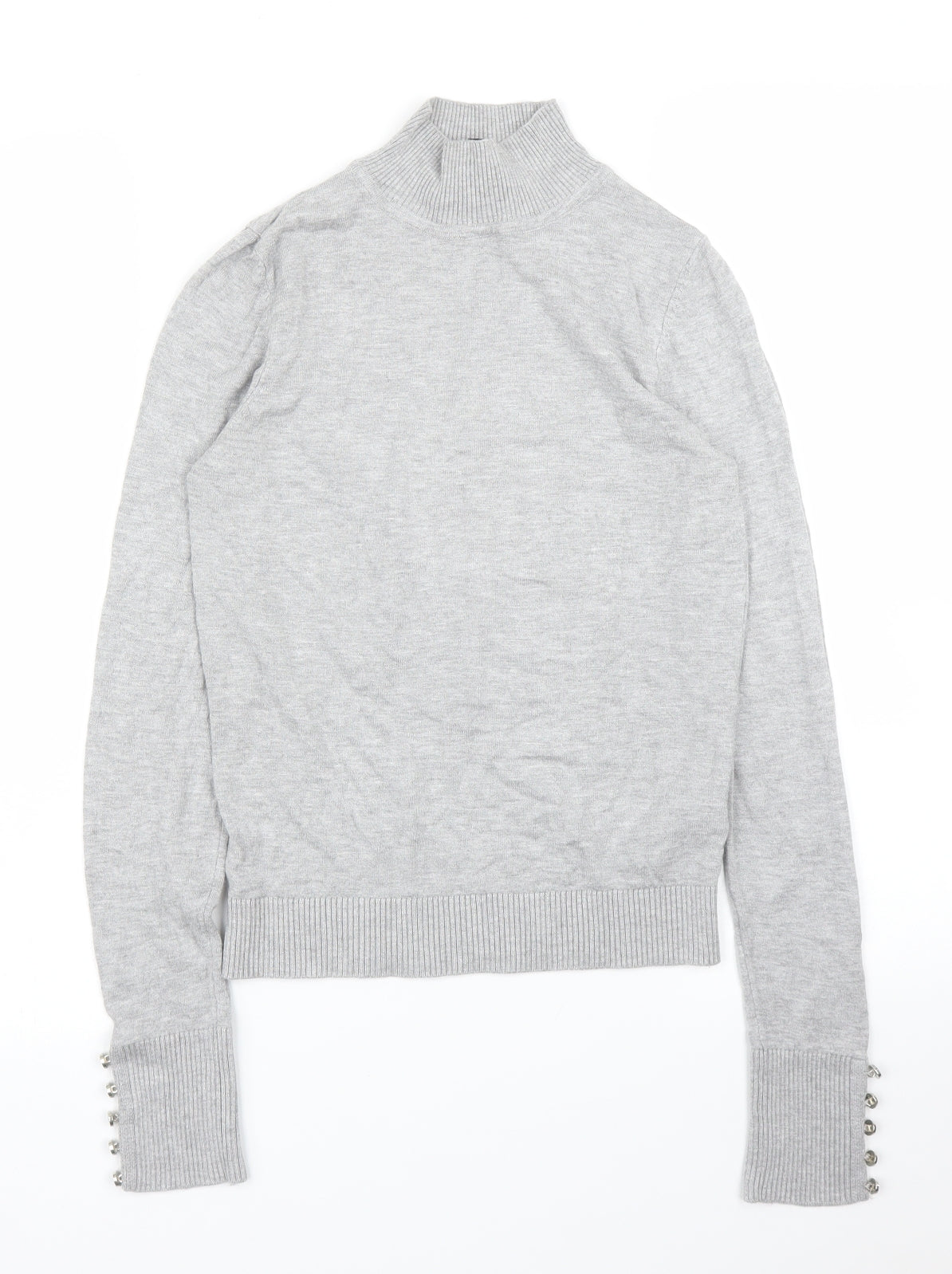 Topshop Womens Grey   Pullover Jumper Size 10
