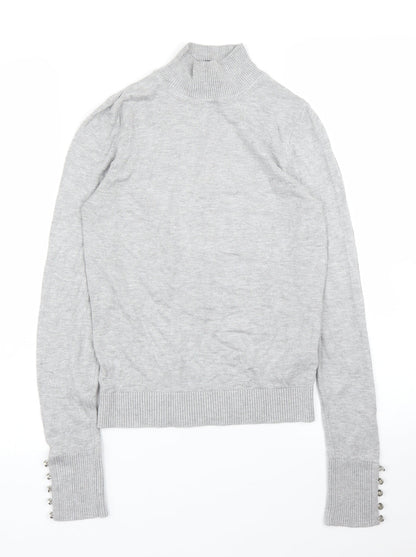 Topshop Womens Grey   Pullover Jumper Size 10