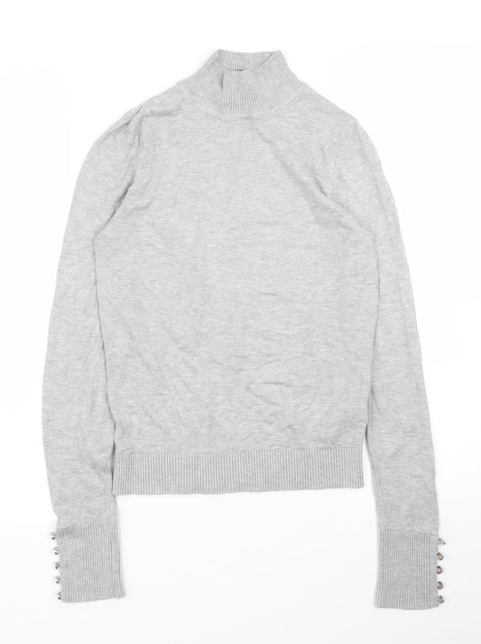 Topshop Womens Grey   Pullover Jumper Size 10