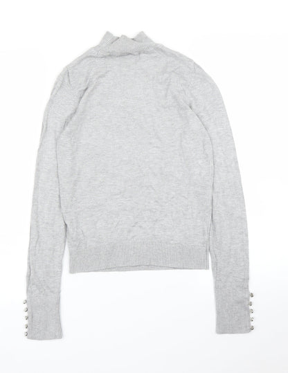 Topshop Womens Grey   Pullover Jumper Size 10