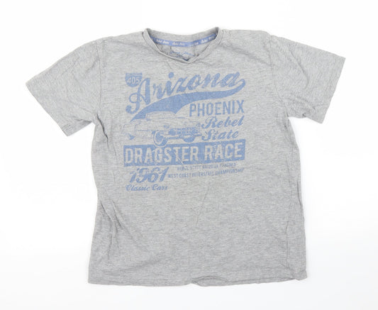 Primark Boys Grey   Basic T-Shirt Size 10 Years