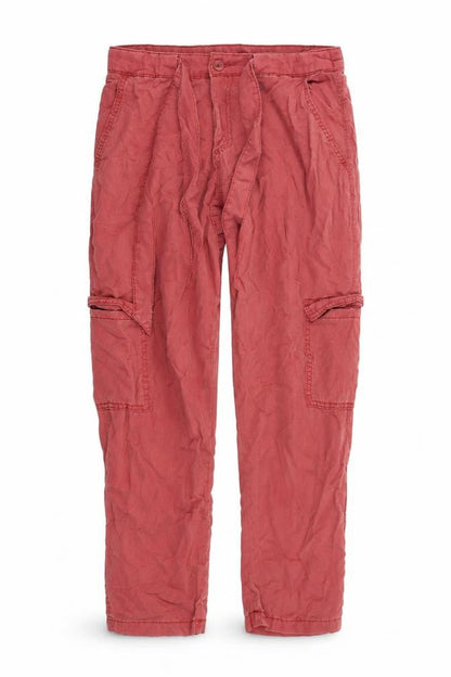Primark Womens Red   Trousers  Size 8 L25 in