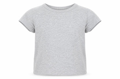 George Girls Grey   Basic T-Shirt Size 4-5 Years