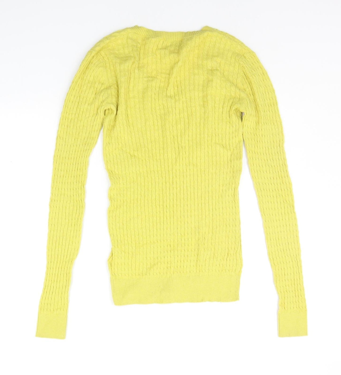 NEXT Womens Yellow   Pullover Jumper Size 6
