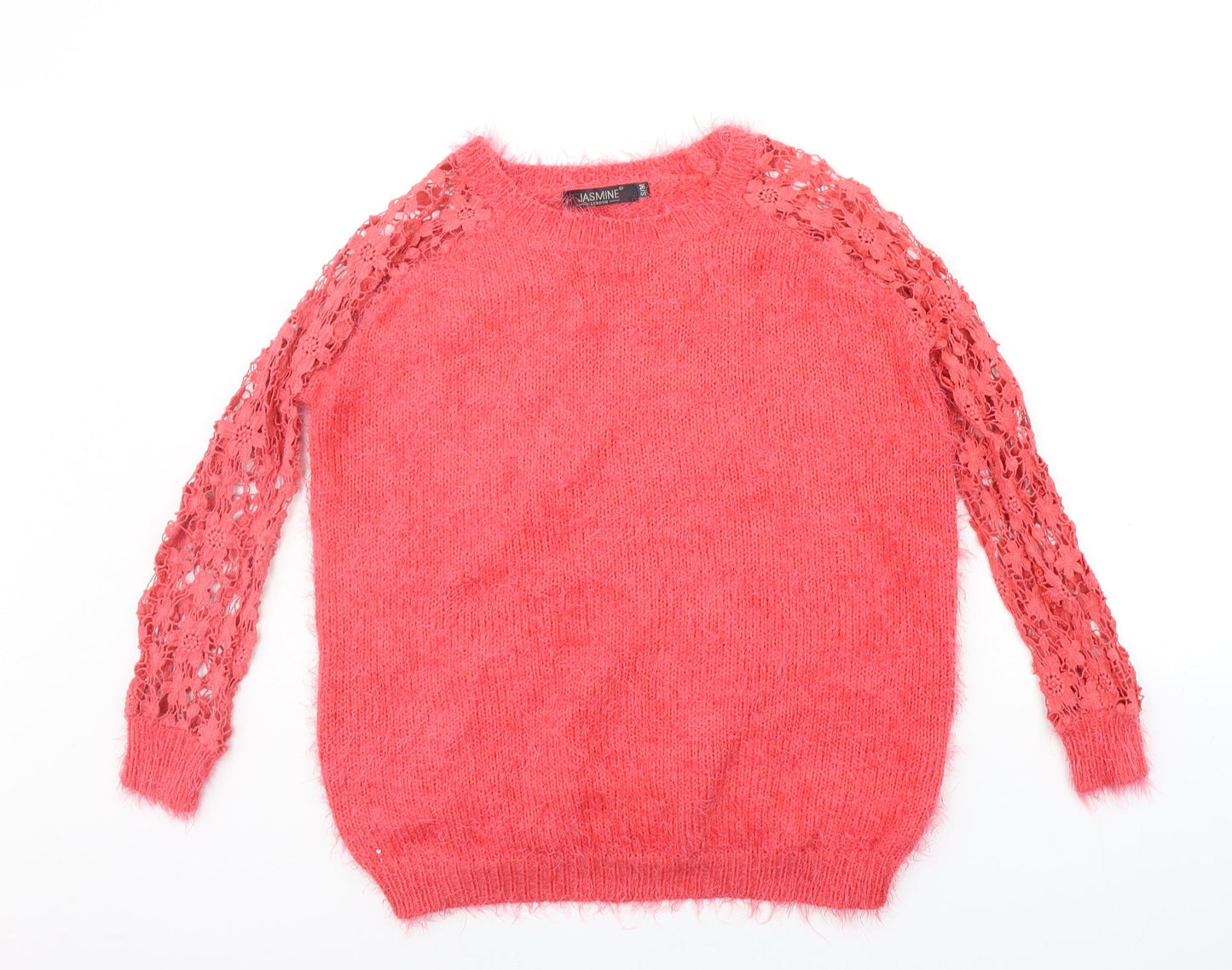 Jasmine Womens Pink   Pullover Jumper Size M