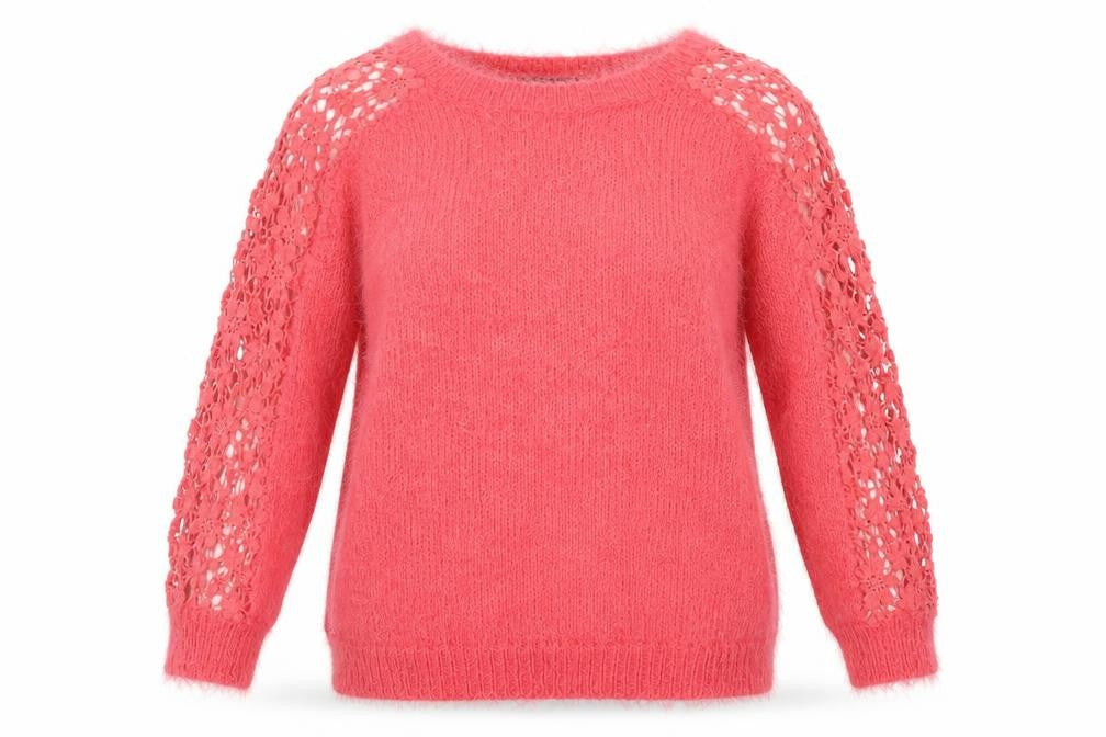 Jasmine Womens Pink   Pullover Jumper Size M